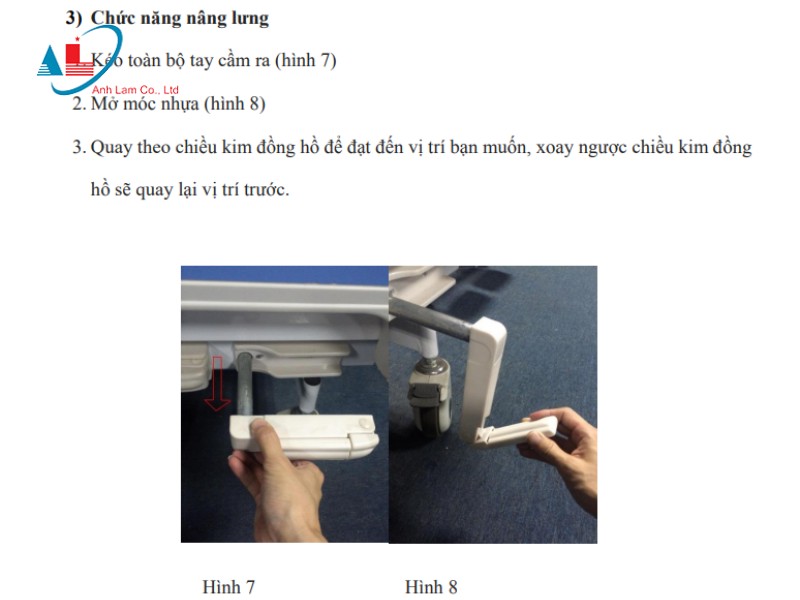 Chức năng nâng lưng